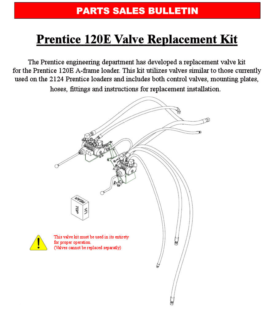 120E Valve Kit